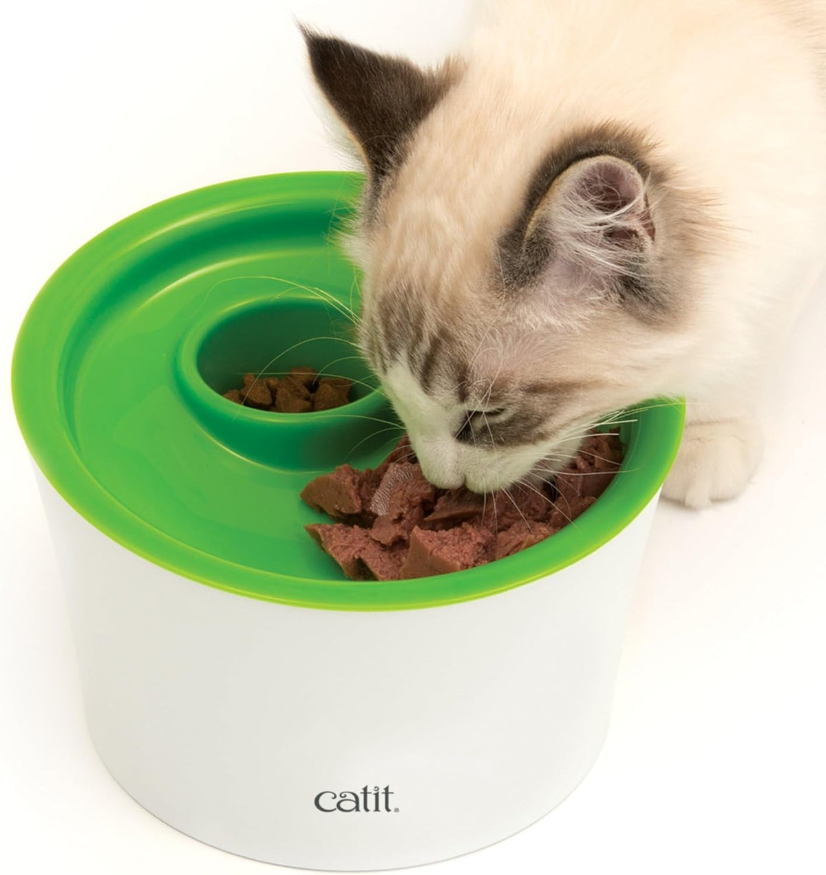 Catit Multi Feeder, Futternapf pour Nass- und Trockenfutter, Futternapf pour Katzen