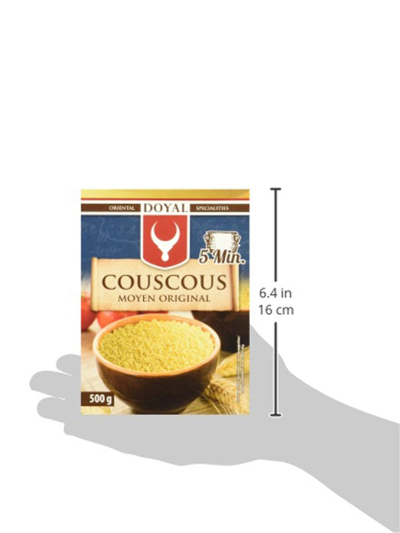 Couscous – Couscous léger et moelleux au léger goût de noisette – Une spécialité typiquement nord-africaine – 1 x 500g