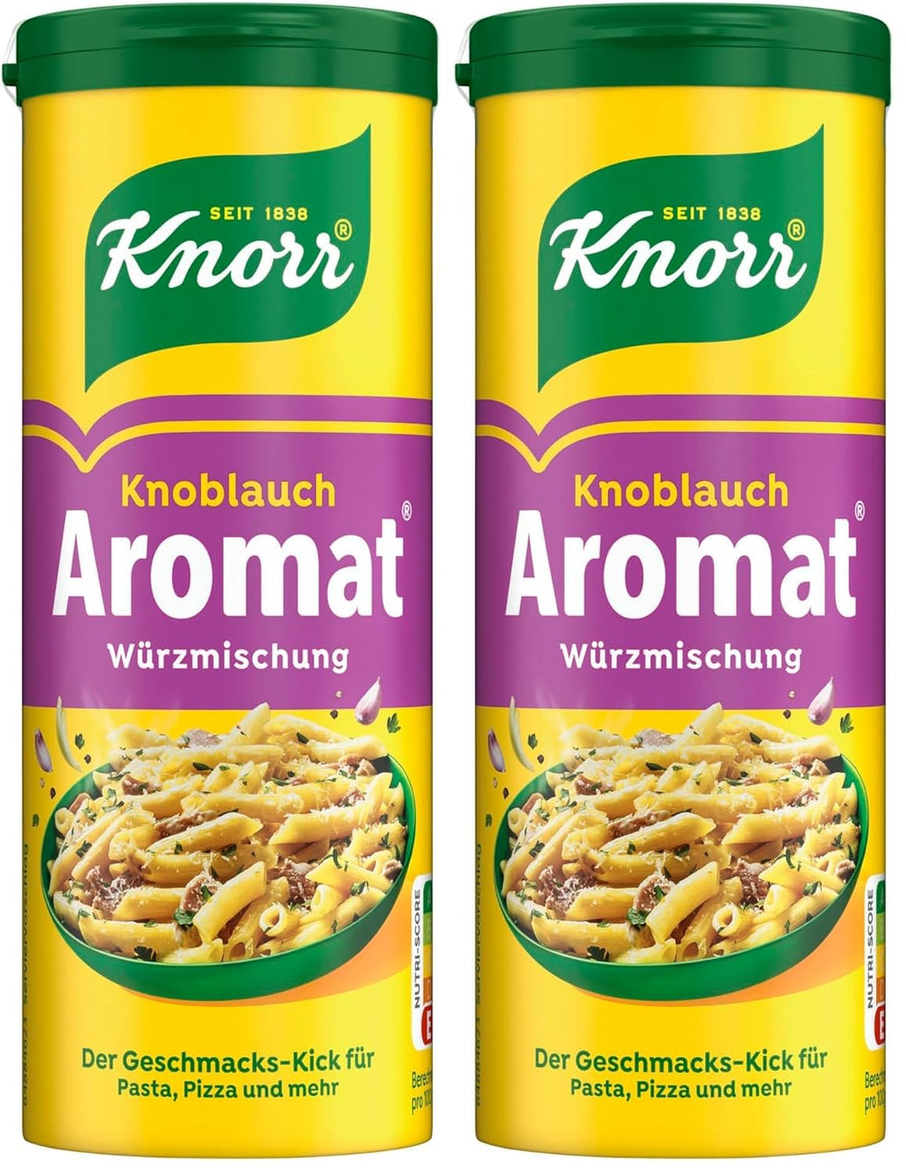 Knorr Würzmischung Garlic Aromat für schnelle Gerichte zum Würzen und Verfeinern von Pasta, Pizza, Gemüse and more 90 g