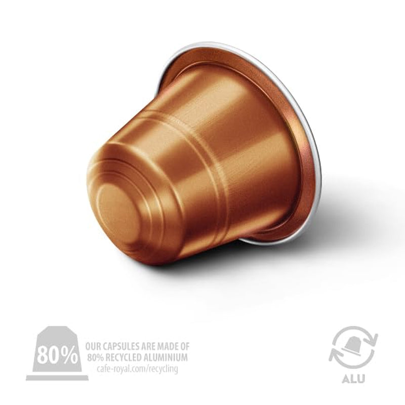 Café Royal Peru Lungo Bio – Capsules de café compatibles Nespresso®, 100% Arabica du Pérou, crémeux, Intensité 5/12, Commerce équitable, 100 capsules