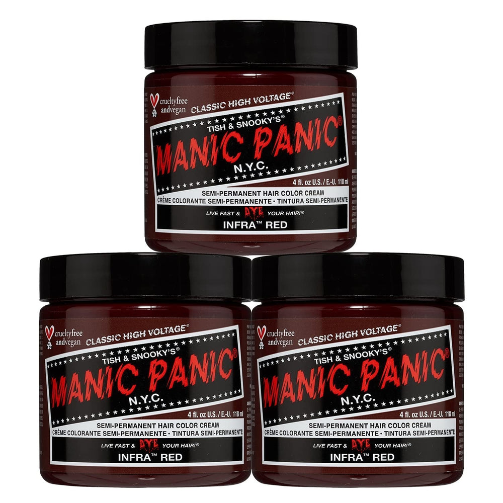 Manic Panic Electric Lizard Classic Cream, vegan, fără cruzime, vopsea de păr verde semipermanentă 118ml
