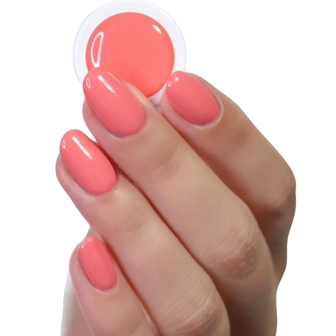 Vernis à ongles UV alessandro Striplac Coral Sunshine – Délicat et longue durée – S'enlève facilement grâce à la technologie de retrait – Vegan et cruelty-free – 8 ml