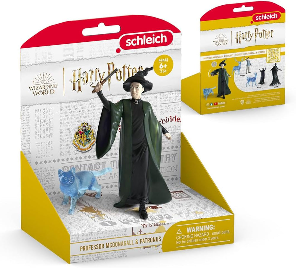 Schleich 42682 Professeur McGonagall & Patronus, Dès 6 ans, HARRY POTTER - Figurine de jeu, 16 X 11 X 18 cm Figurines Naty Shop