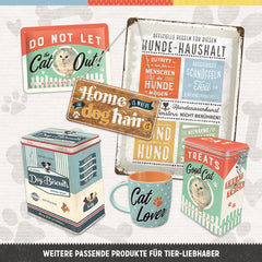 Nostalgic-Art Box au goût rétro, 1,3 l, Good Cat Treats - idée cadeau pour les propriétaires de chats, au design vintage, au design vintage Boîtes de conservation des aliments Naty Shop