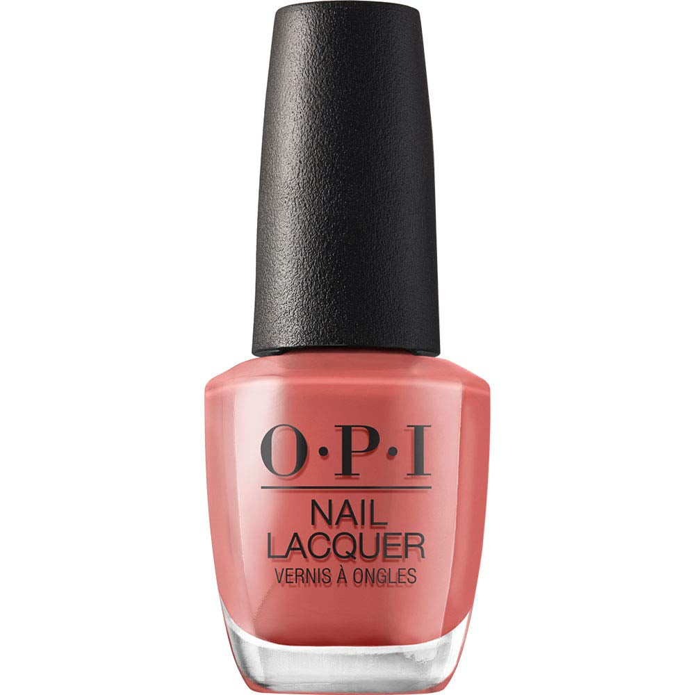 Vernis à ongles OPI dans les tons de rouge et d'orange - Vernis à ongles à séchage rapide, résistant aux éclats et longue tenue - dure jusqu'à 7 jours - avec pinceau ProWide extra-large