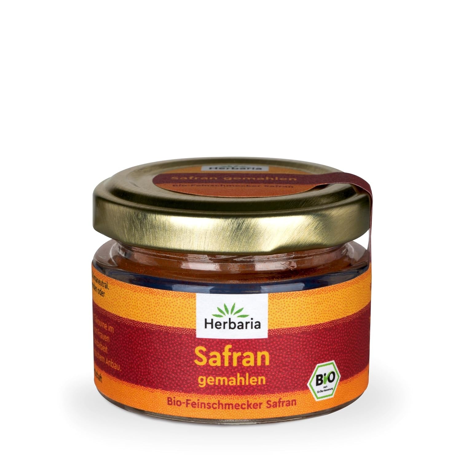 Herbaria Safran-Fäden bio 0,5g im Glas – Bio Safran-Fäden aus dem bereicht Safran-Ort Taliouine in Marokko – Safranfäden in Premium Bio-Qualität – Saffron Premium - Safran première catégorie