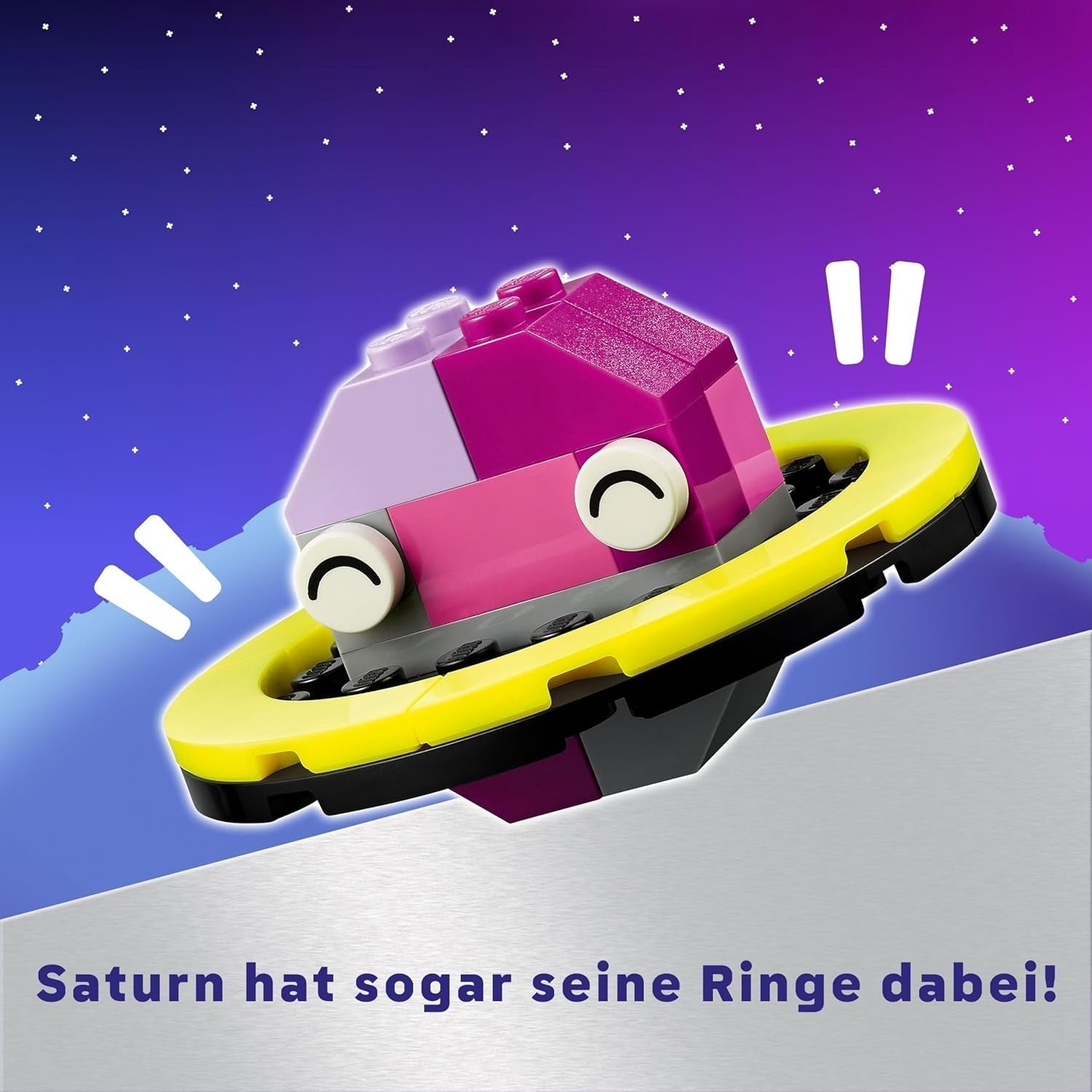 LEGO Classic Creative Space Planets Modèle de construction du système solaire pour enfants Jouet spatial avec fusée Vaisseau spatial Planètes et extraterrestres Cadeau pour enfants de 5 ans Garçons et filles 11037 Jeux de construction Beuche den LEGO-Store