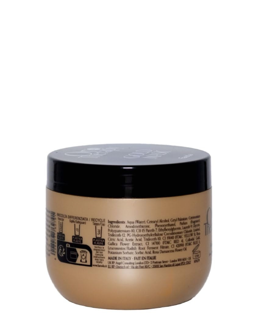 Fanola Orotherapy Gold Mask pour tous types de cheveux, 300 ml Naty Shop masque capillaire