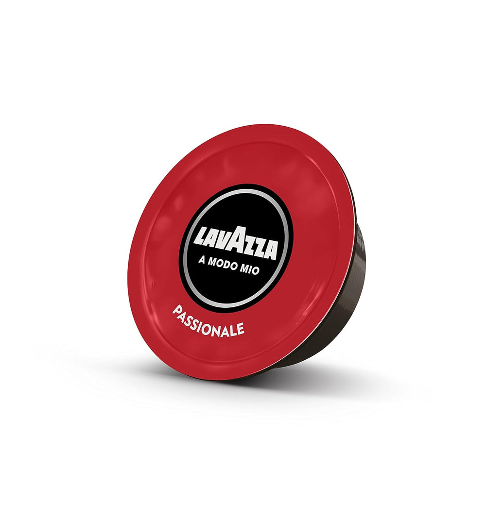 Lavazza, A Modo Mio Passionale, 256 capsules de café, pour un Espresso aux notes de caramel et de chocolat, 100% Arabica, intensité 11/13, torréfaction foncée, 16 paquets x 16 capsules