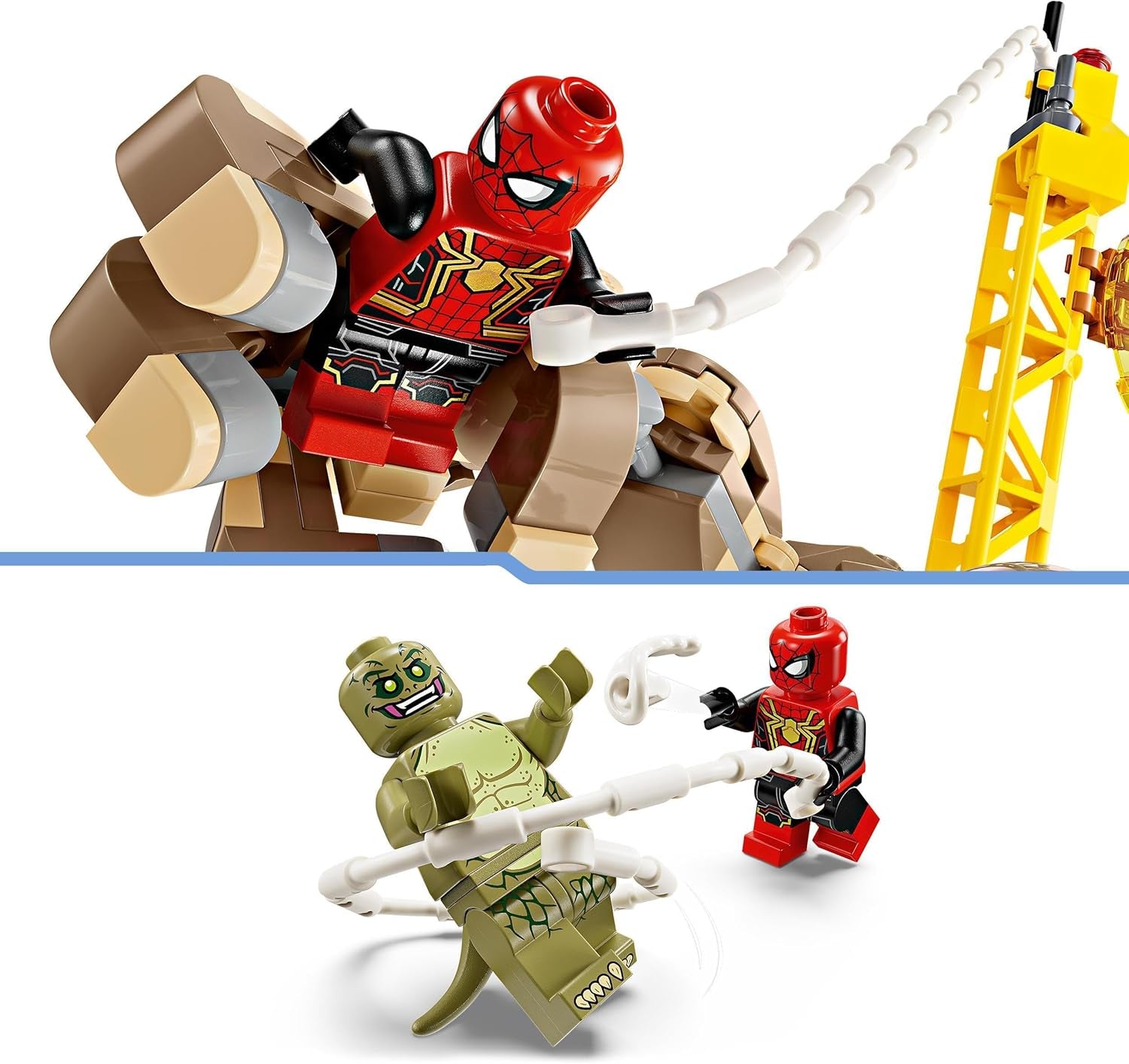 LEGO Marvel Spider-Man contre. Sandman : Showdown Superhero Toy avec figurines, dont lézard et jeu de rôle électrique, cadeau pour les amateurs d'action, garçons et filles 76280 Jeux de construction Besuche den LEGO-Store