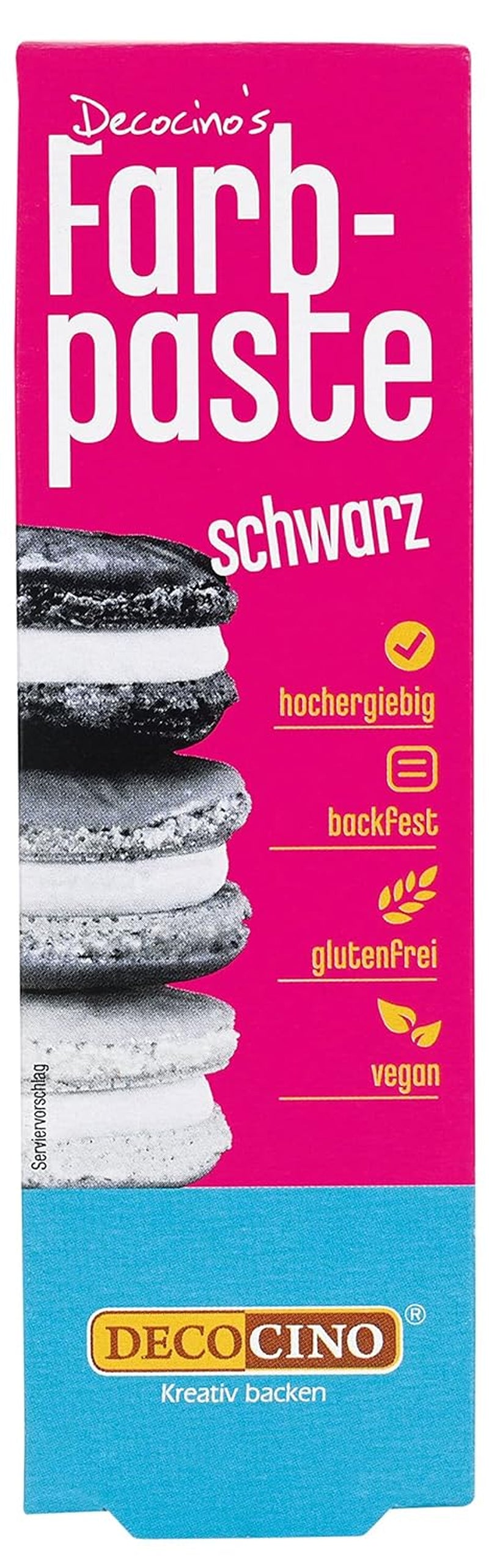 Pâte colorante rose DECOCINO - 20 g - Colorant alimentaire, idéal pour colorer gâteaux, fondants et crèmes - Sans acides gras azoïques ni gluten
