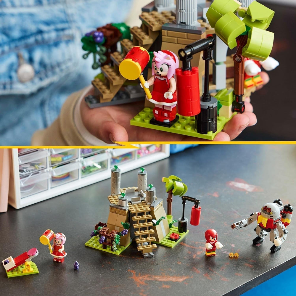 LEGO Sonic le Hérisson Knuckles et le sanctuaire du Maître Émeraude Jouet à collectionner Cadeau de joueur Ensemble de construction d'aventure pour garçons et filles de 8 ans 76998 Jeux de construction Besuche den LEGO-Store