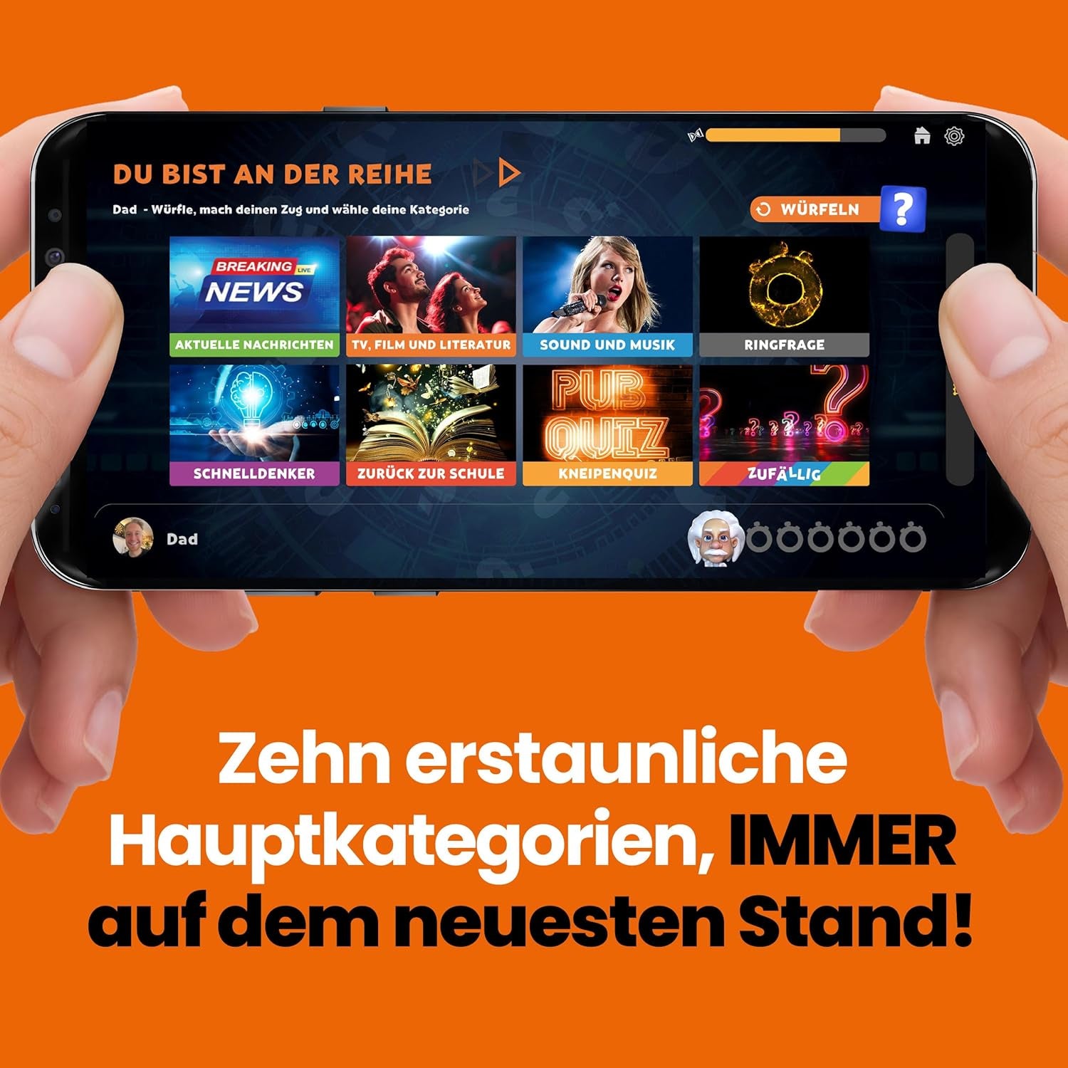 Outsmarted – Jeu de société quiz numérique | Enfants, adolescents et adultes | Soirée de jeu de nouvelle génération pour la famille et les amis | 2 à 24 joueurs | 8 ans et plus | Plus de 10 000 questions