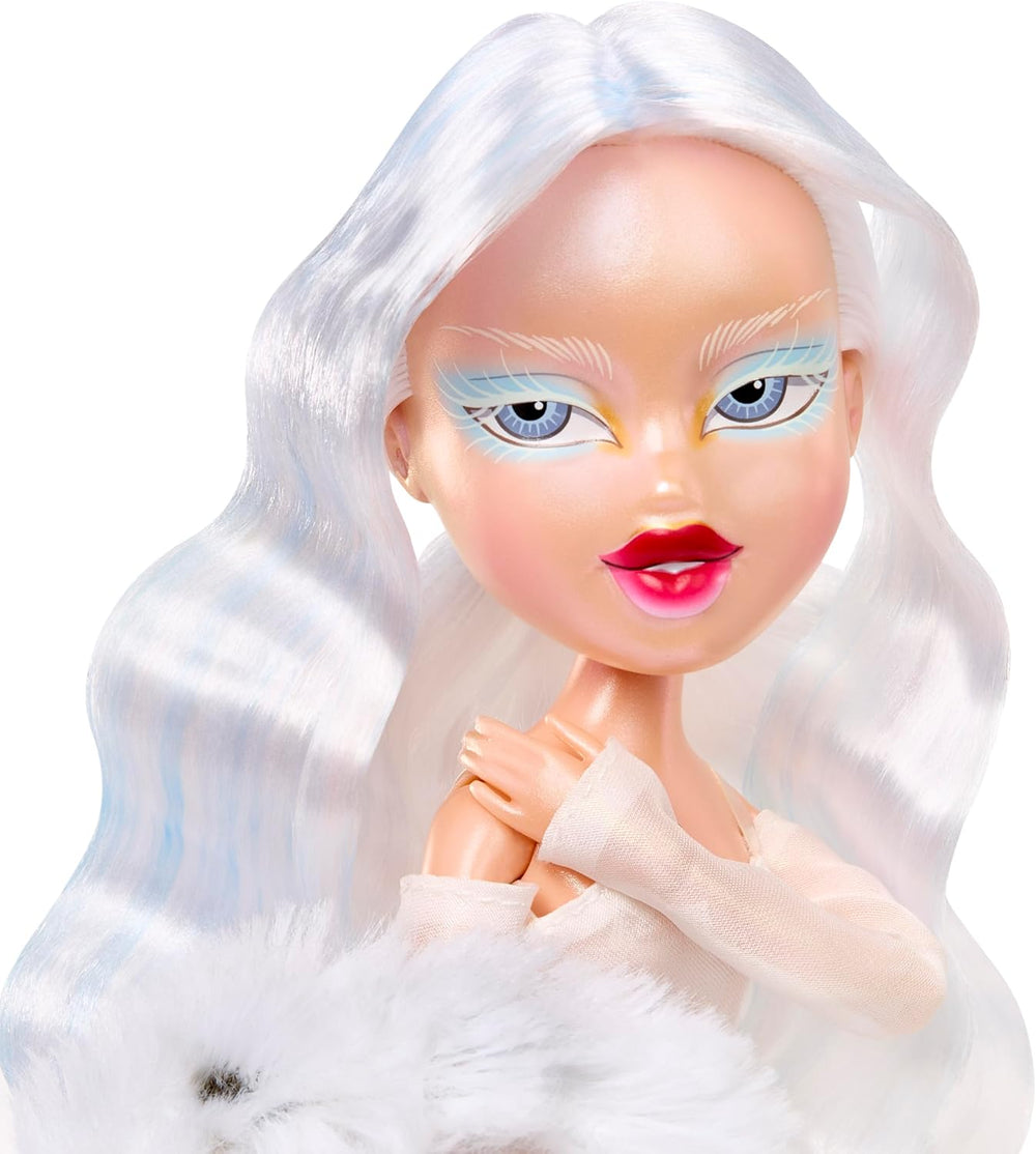 Bratz Holidayz Frosty Nightz - Poupée Chloé (édition collector) avec de vraies tenues et accessoires