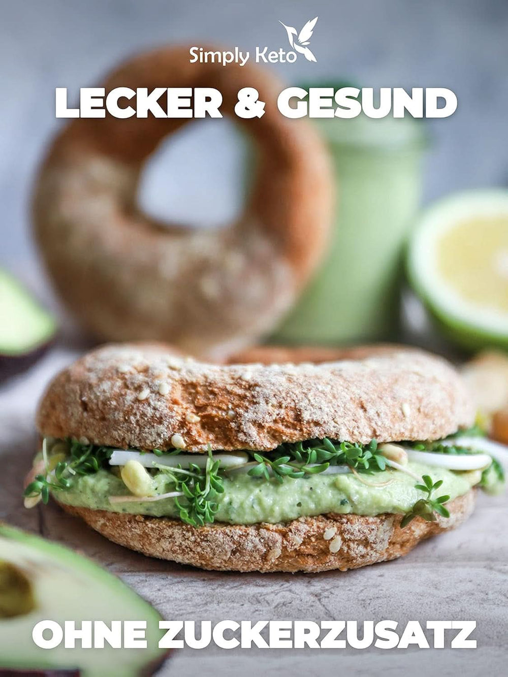 Mélange à pâtisserie pour bagel Simply Keto Lower Carb* pour régime faible en glucides* et cétogène - sans lactose et sans gluten - 335 grammes Naty Shop Kitchen