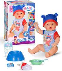 BABY Born Jonas - 43 cm große Babypuppe - 10 Funktionen inkl. Accessoires & Strampler - Funktioniert komplett ohne Batterien - Geeignet für Kinder ab 3 Jahren