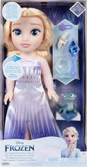 Disney Die Eiskönigin Singende ELSA La poupée Reine des Neiges 35 cm, chante "Show Yourself", avec accessoires pour plus de plaisir, parfait pour les filles à partir de 3 ans Blanc et Bleu