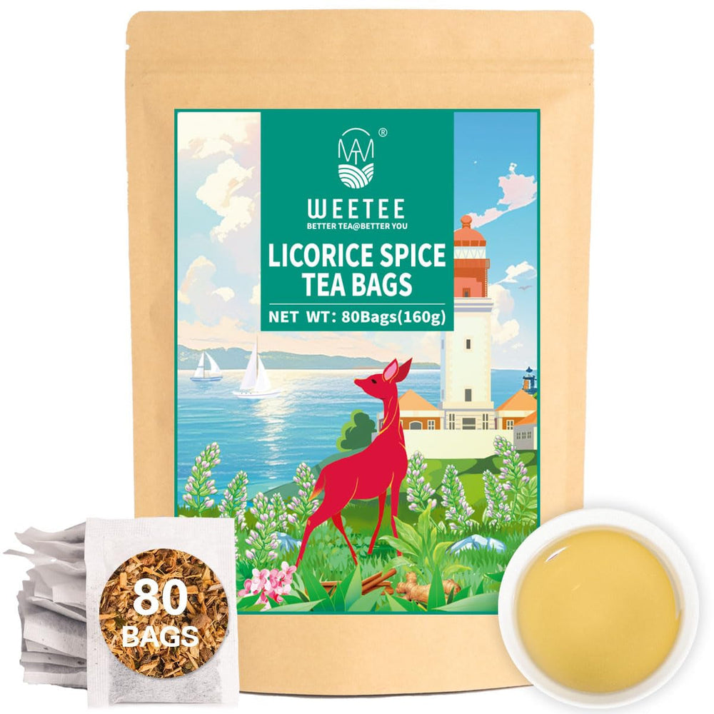 WEETEE Pliculețe de ceai cu turmeric, ghimbir și scorțișoară, 2 g x 100 bucăți Pliculețe de ceai cu turmeric, ghimbir și scorțișoară, ceai cald, picant și ușor dulce cu turmeric și ghimbir, bogat în antioxidanți, ceai cu mirodenii fără cofeină
