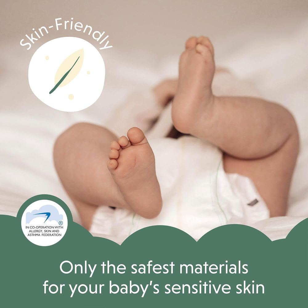 Couches Moomin Baby Eco, taille 3, 5-8 kg, 48 pièces, couches souples de qualité supérieure | Doux et agréable pour la peau, respirant, absorbant, sans produits chimiques inutiles |