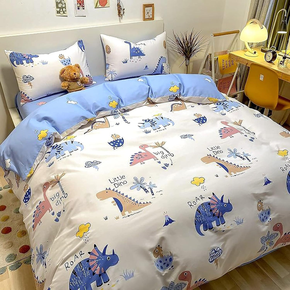 Linge de lit enfant, unisexe, dinosaures, coton Linge de lit - enfant Naty Shop
