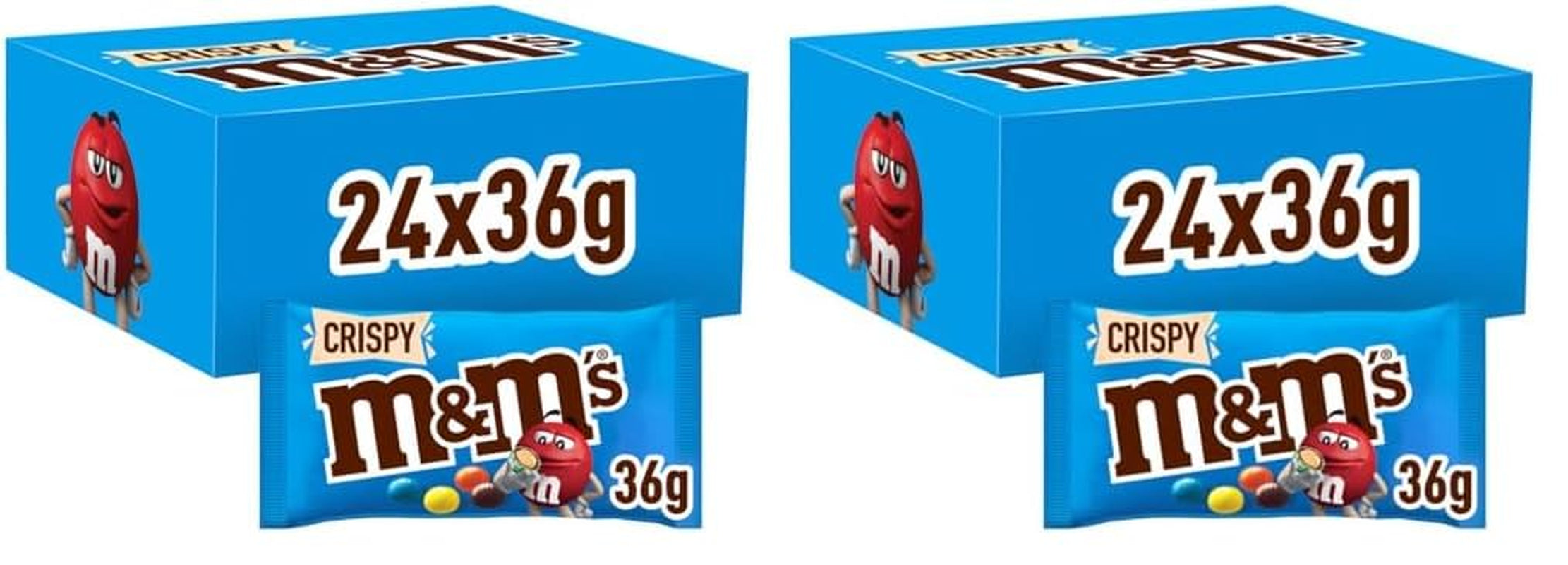M&M's Peanut, pachet vrac de ciocolată, 24 x 45g, linte cu ciocolată și aromă de arahide, cadou de ciocolată (1080g), ideal ca delicatesă cu tematică de fotbal american