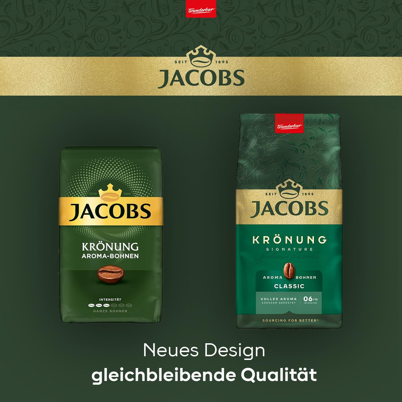 Jacobs Krönung Aroma Beans Classic, aromă completă, nuci, note citrice, boabe Arabica & Robusta, intensitate 6/10, ideal pentru cafeaua clasică Cafea Naty Shop