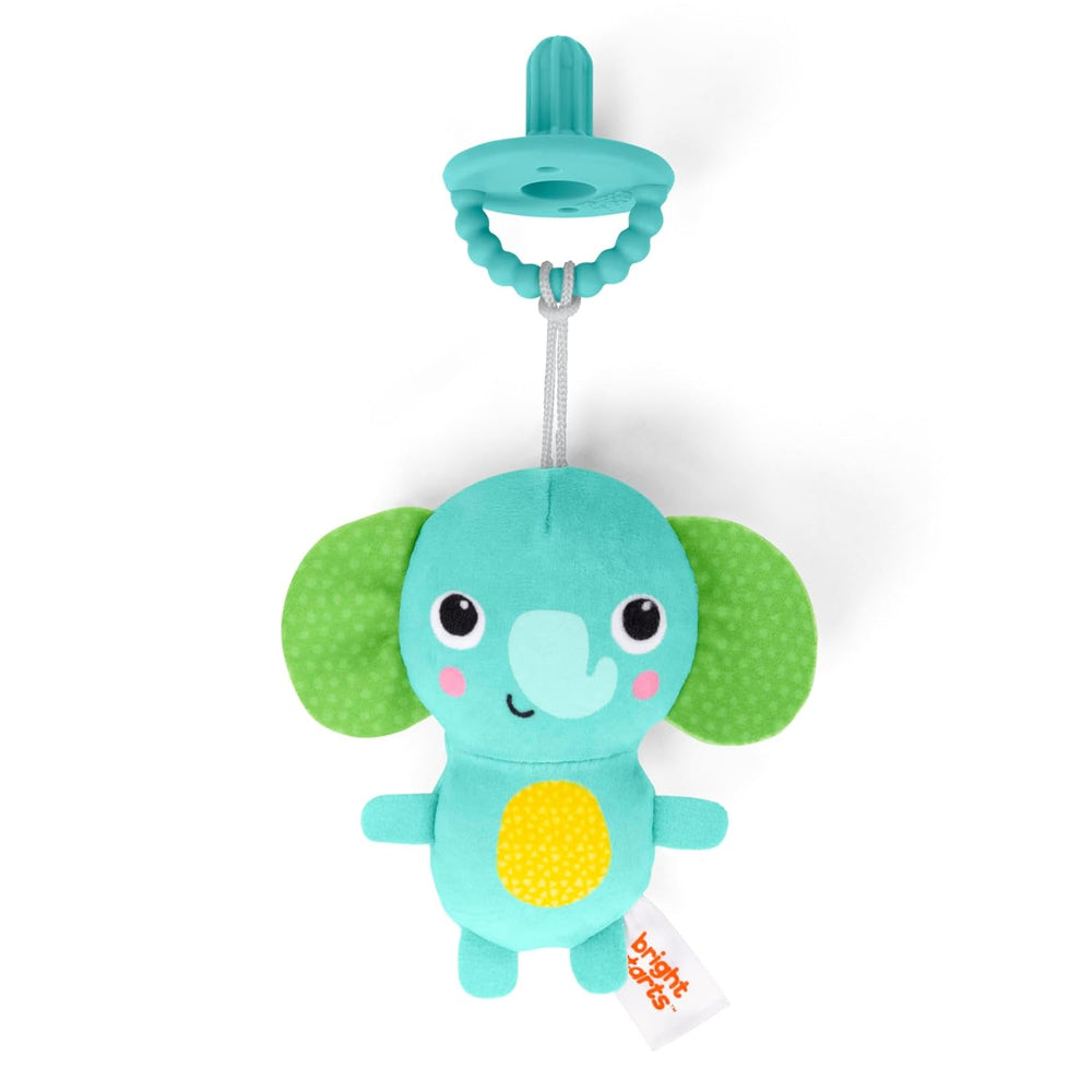 Sucette en peluche Bright Starts SootheMate, Licorne - Sucette amovible en forme de sucette pour nouveau-nés et enfants plus âgés
