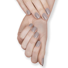 Oja ANNY – Oja colorată de înaltă calitate cu strălucire de lungă durată, rezistentă la ciobire și cu uscare rapidă, culoare: stil artistic - gri rece - 15 ml
