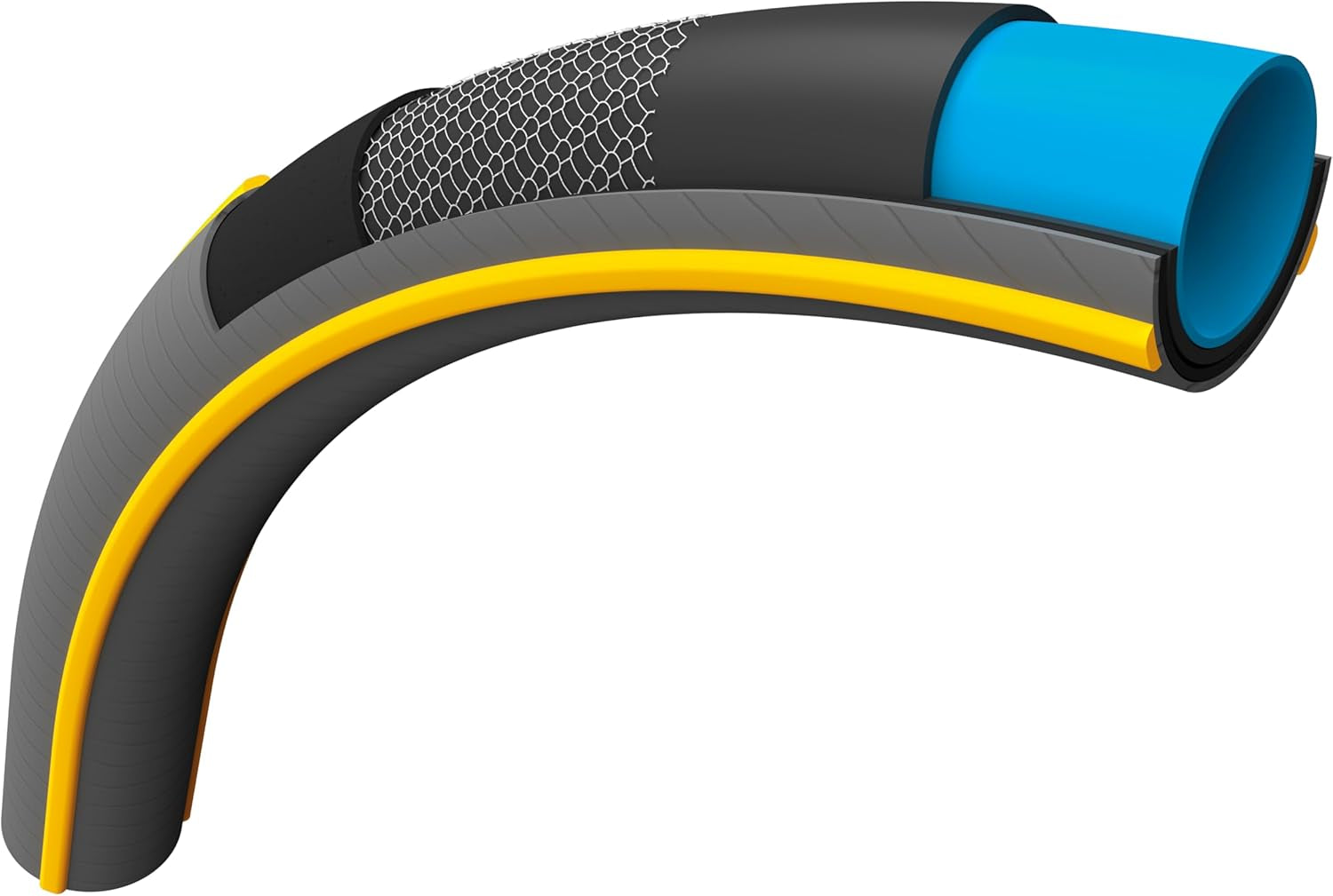 Tuyau HOZELOCK - Ultramax 12,5 mm x 30 m, jusqu'à 70 % de PVC recyclé, robuste, résistant aux intempéries, anti-torsion, résistant à la flexion et à l'écrasement, gris