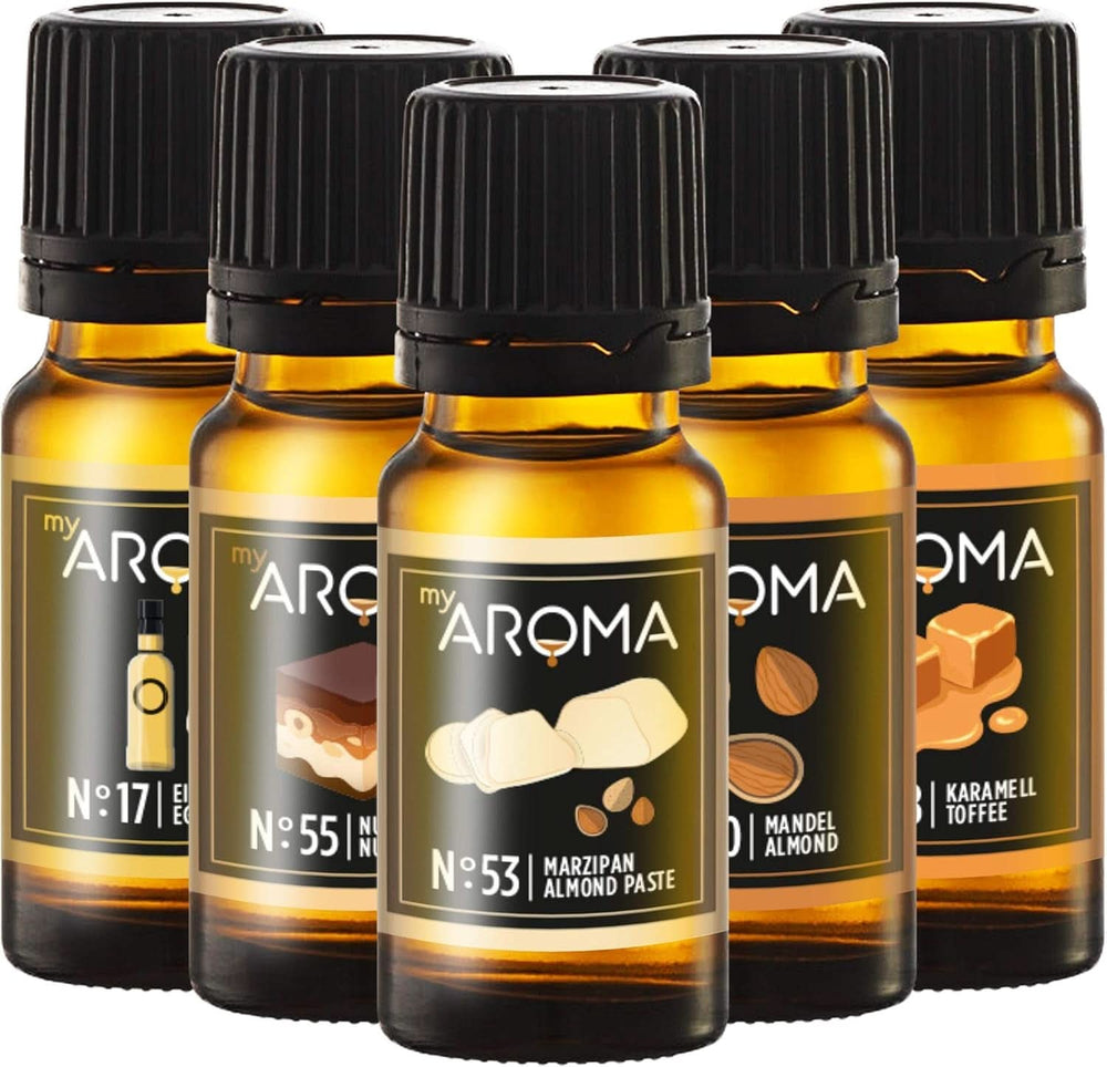 Myarôme | Coffret : Forêt & Prairie - Arôme naturel pur avec arôme de fruits et arôme de fruits (5 x 10 ml) | Sans sucre et non sucré Édulcorants Naty Shop Maître Boulanger