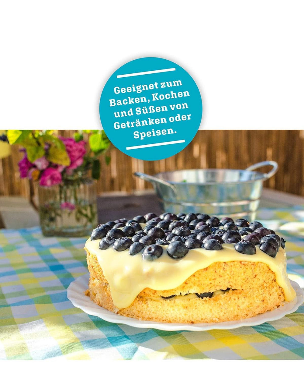 Erythritol + Stevia Substitut de sucre naturel sans calories 1:1, 1 Kg Édulcorants Naty Shop