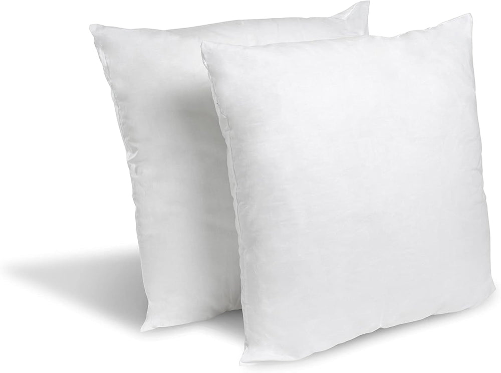 Bleu Câlin Lot de 2 Oreillers Confort Ferme "Alaska", Super Garnissage, Enveloppe Percale 100% Coton, Blanc, 65 X 65 cm Forme Carrée Naty Shop Oreillers Standard