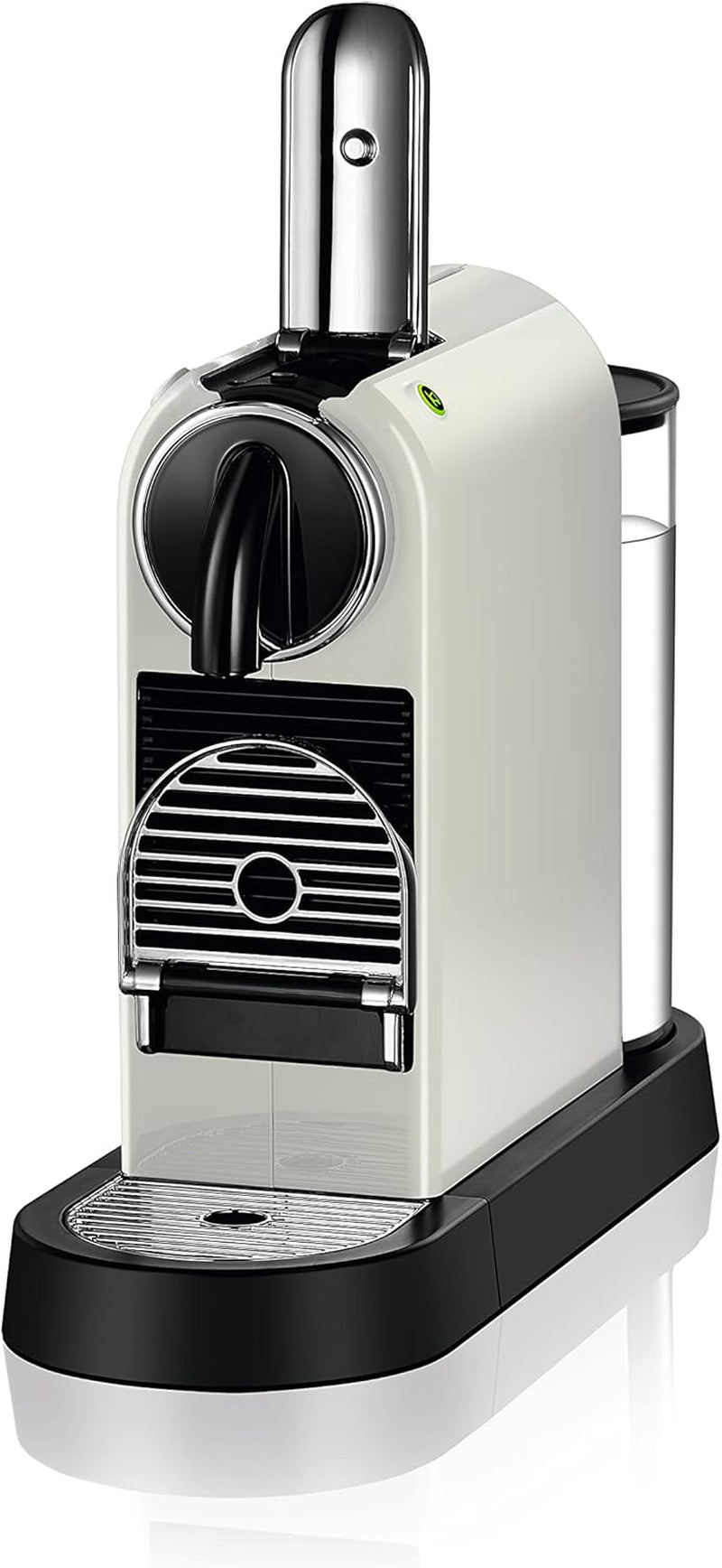 Nespresso EN167.W Machine à expresso à capsules Citiz, pompe haute pression et contrôle idéal de la température, sans Aeroccino (mousseur à lait), fonction économie d'énergie, 1260 W, blanc crème, 37,4 x 11,9 x 25,5 cm