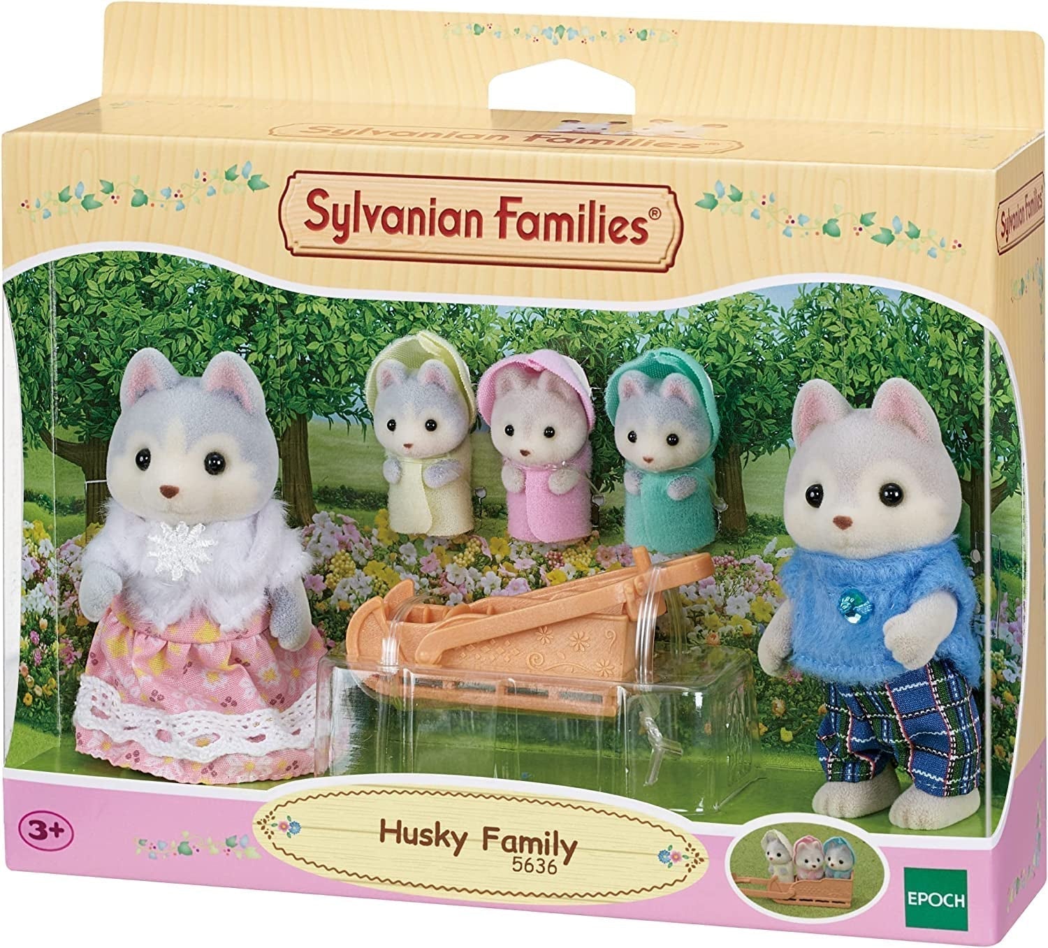 Sylvanian Families L5636 Poupées Husky Family Naty Shop