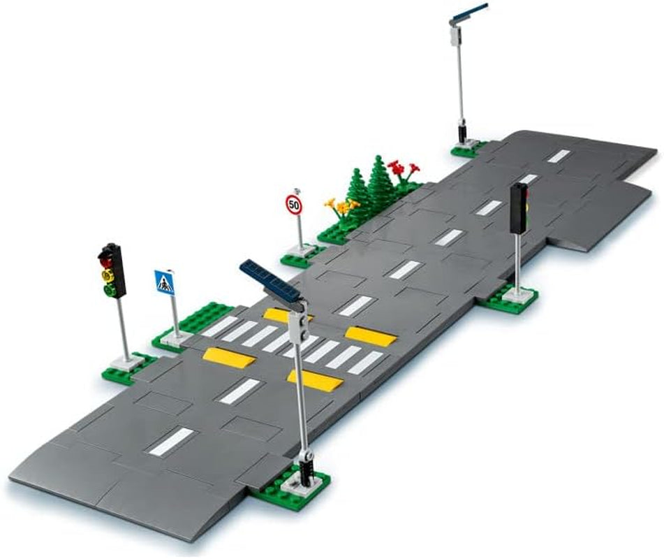 LEGO City Road Intersection avec feux de circulation - Ensemble de construction avec briques phosphorescentes 60304 Jeux de construction Besuche an LEGO-Store
