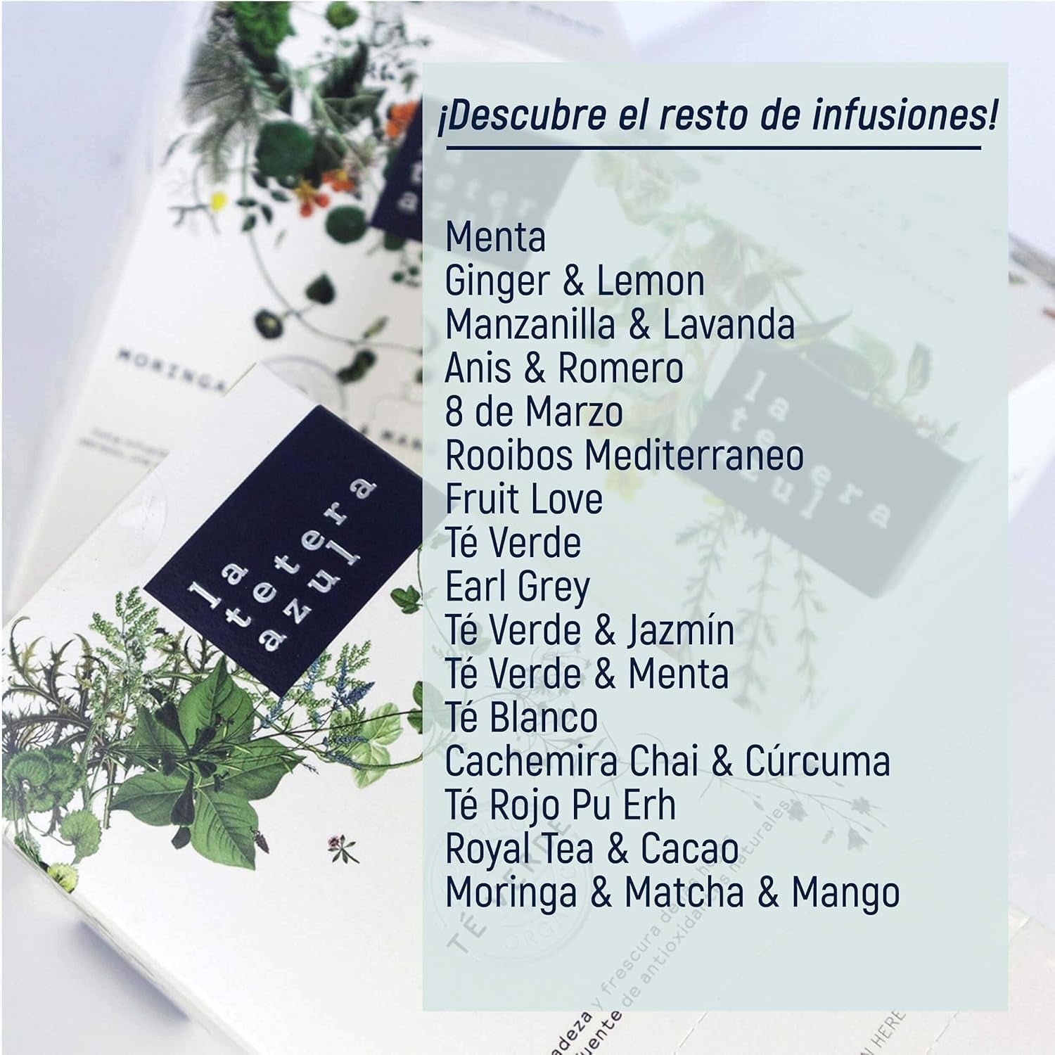 LA TETERA AZUL Infusion écologique de gingembre et de citron. Thé biologique pour perdre du poids en pyramides. Gingembre et citron. 20 pyramides.