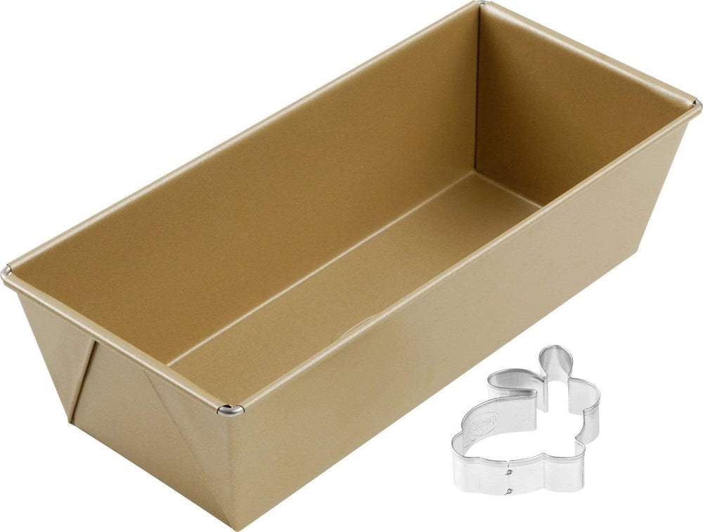 Plaque à pâtisserie Dr. Oetker avec coupe-lapin, Golden Easter - 25 cm, tôle d'acier antiadhésive, idéale pour les gâteaux de Pâques