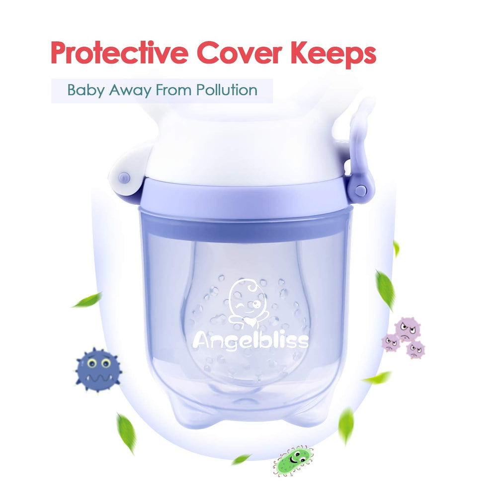 Tétine Pour Bébé/Tétine à Fruit/Tetine Grignoteuse Bebe/Tétine D'alimentation Pour Bébé - Toy de Dentition Pour Bébé, Sans BPA (Pack de 2)