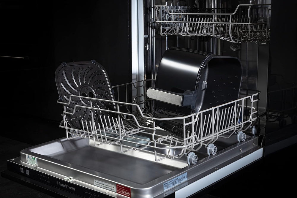 Russell Hobbs Heißluftfritteuse XXL 8L Rapid Airfryer [Kompaktes Gehäuse,7 Kochfunktionen,10 Programme] Satisfry (Spülmaschinenfest, Max 220°C, Fritteuse Ohne Oel, Grillen, Backen, Braten) 27170-56 Naty Shop