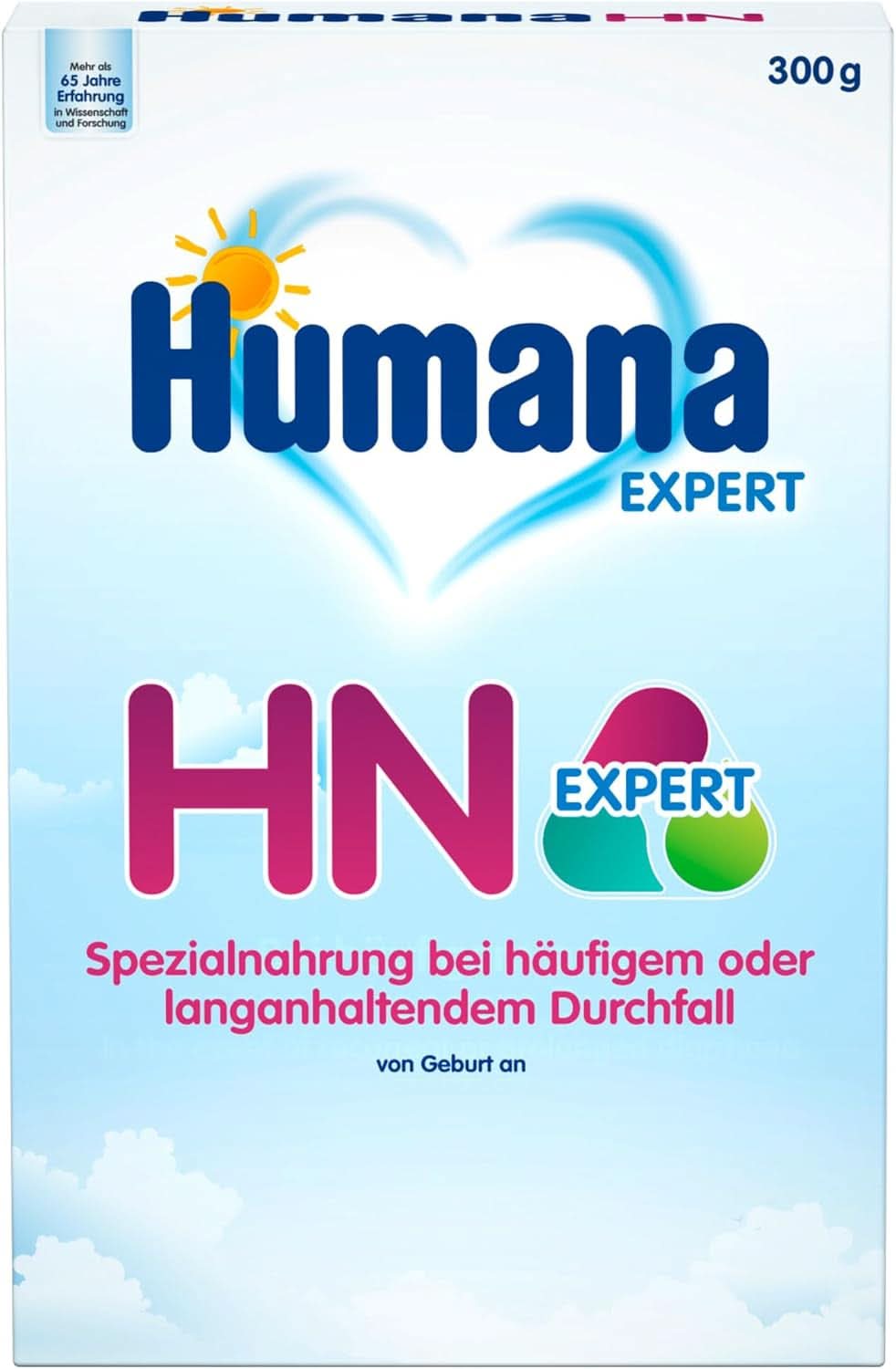 Humana HN Expert, dès la naissance, aliment spécial pour les diarrhées fréquentes ou prolongées, favorise la normalisation des selles, à la banane, 300 g Naty Shop 300 grammes