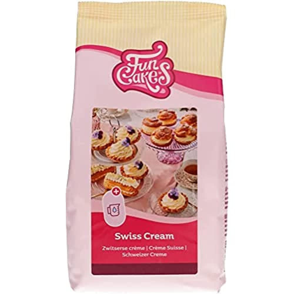 Funcakes Mix Für Schweizer Sahne, Einfach Zu Verwenden, Lecker Zum Füllen Von Kuchen, Cupcakes Und Anderen Leckereien, Nur Wasser Hinzufügen, Halal. 500 G. Amestec pentru copt si gatit Naty Shop Default Title