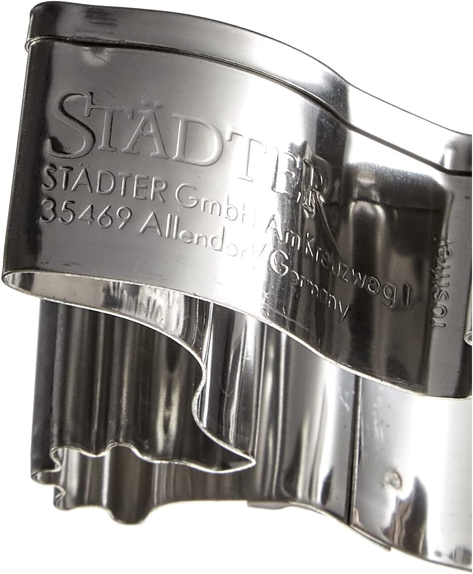 Boîte à biscuits Städter, acier inoxydable, lézard env. 7 cm, 7 x 4,5 x 2 centimètres, argent