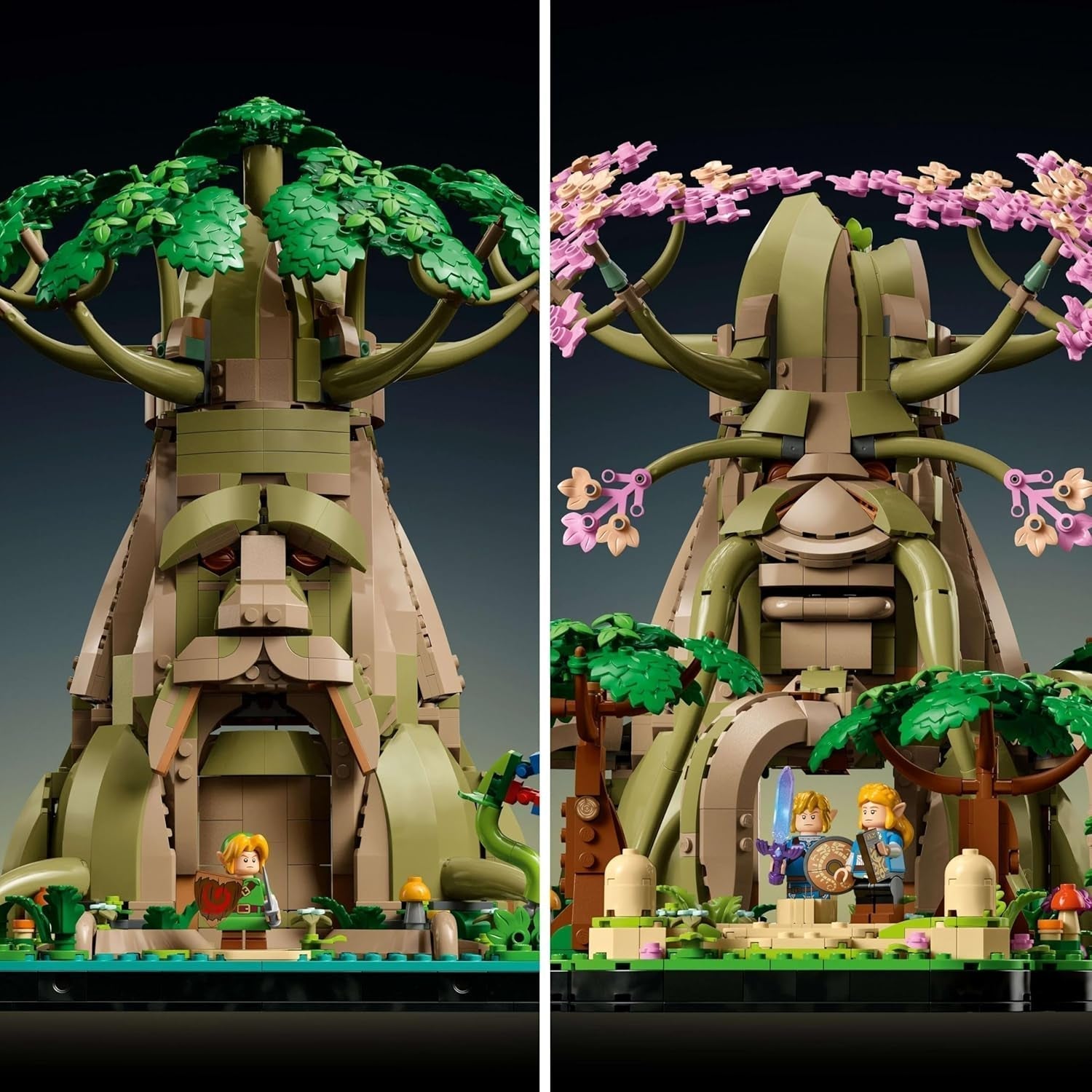 LEGO The Legend of Zelda Deku Tree 2-In-1 - pièce de collection avec princesse Zelda et 3 figurines Link - jeu de construction pour adultes et idée cadeau pour les fans de jeux vidéo - 77092 Jeux de construction Besuche den LEGO-Store