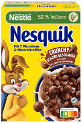 Nesquik Nestlé Nesquik Crunchy Breakfast, Céréales au chocolat et grains entiers, 1 paquet (1 x 330g)
