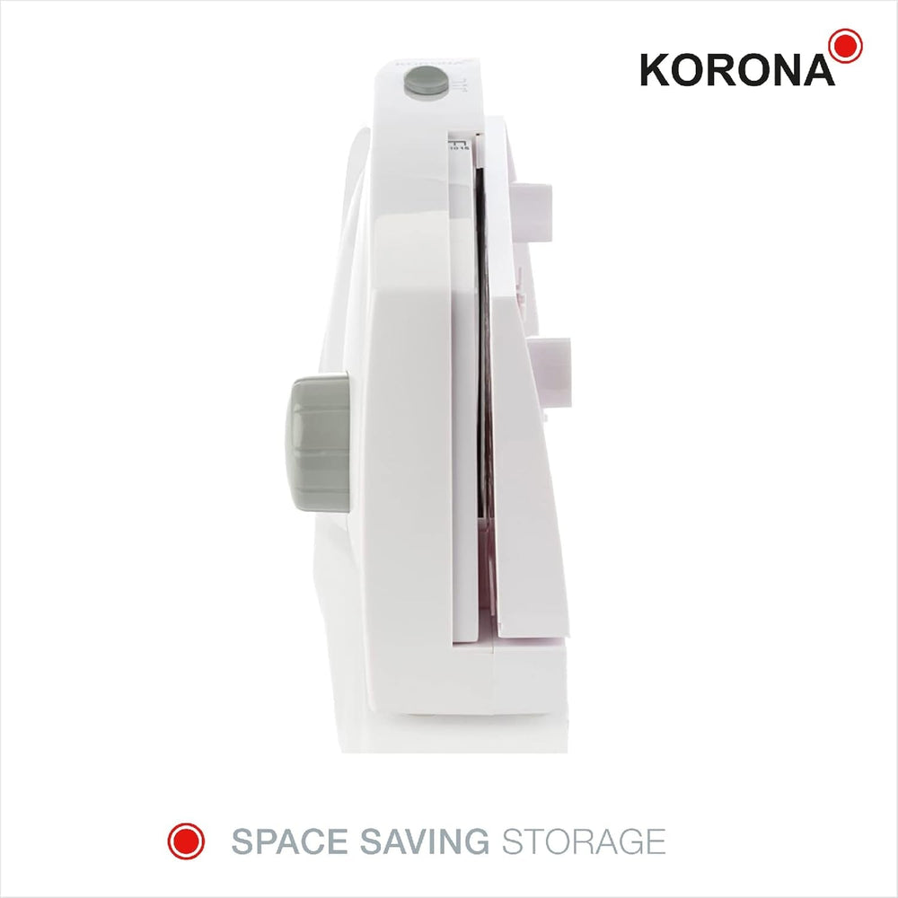 Korona 25500 Trancheuse multifonction, largeur de coupe réglable, lame inox Râpes et trancheuses Naty Shop