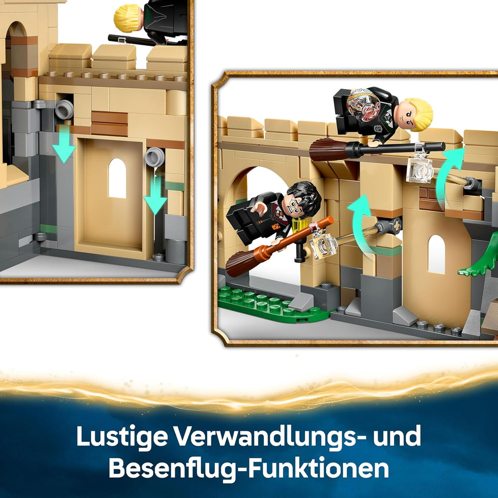 LEGO Harry Potter Schloss Poudlard : Flugstunden, Abenteuer-Spielset mit 6 Minifiguren zum Sammeln, inkl. Draco Malfoy et le professeur McGonagall, jeu de rôle pour les jeunes et les filles du 9 janvier 76447