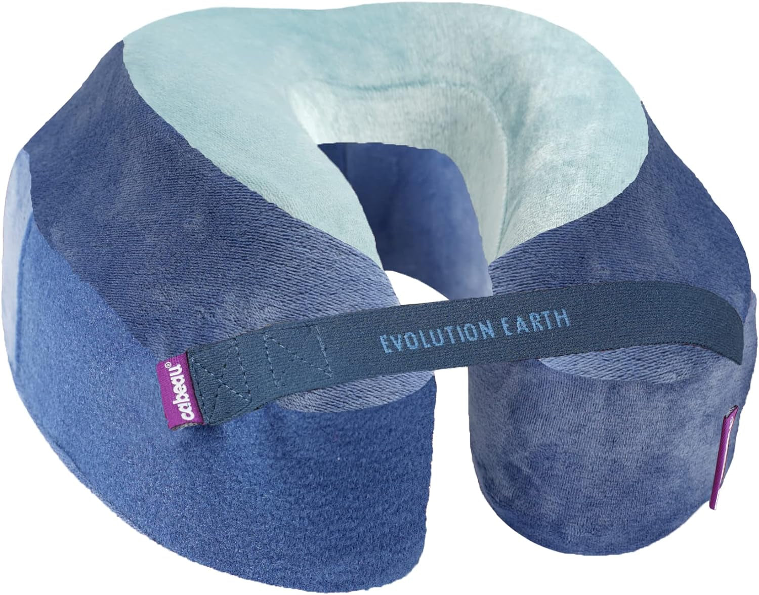 Cabeau Evolution Earth - Oreiller cervical 25 cm Oreillers de voyage Naty Shop Bleu