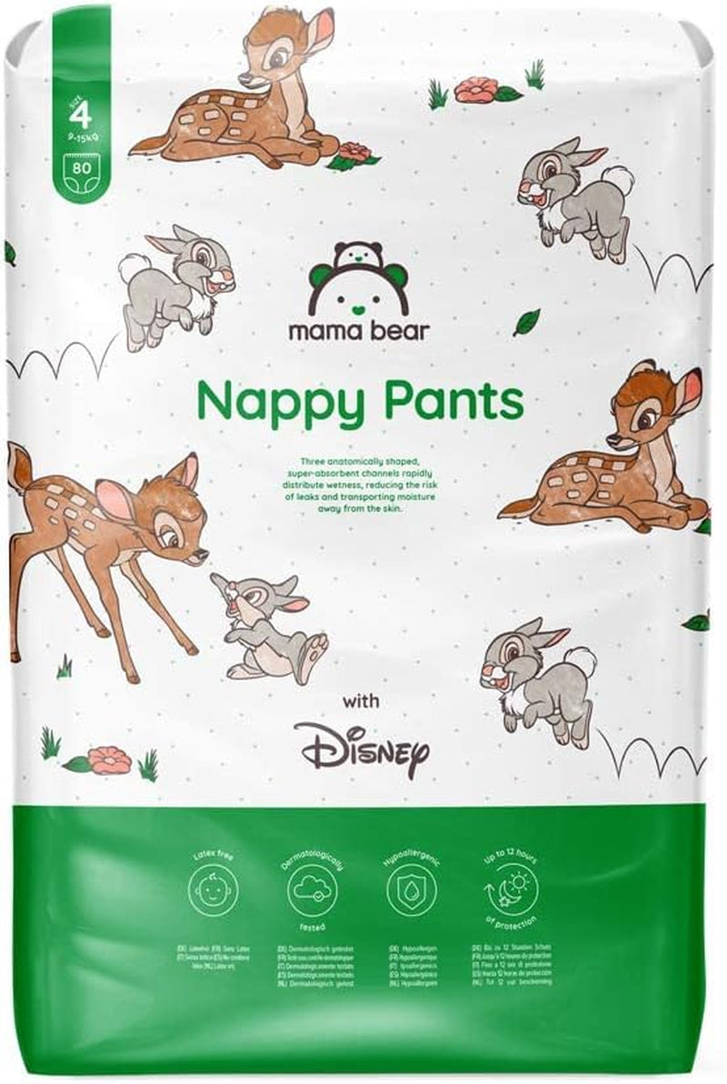 Marque Amazon : Couches Mama Bear Disney, taille 5 (12-17 kg) – Boîte mensuelle, blanche, 140 pièces (2 paquets de 70)