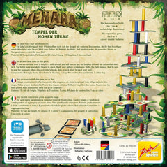 Zoch 601105101 Menara - Temple des Hautes Tours, un jeu tactique de construction de tours pour 1 à 4 constructeurs, le jeu d'empilage addictif pour toute la famille, pour les enfants à partir de 8 ans