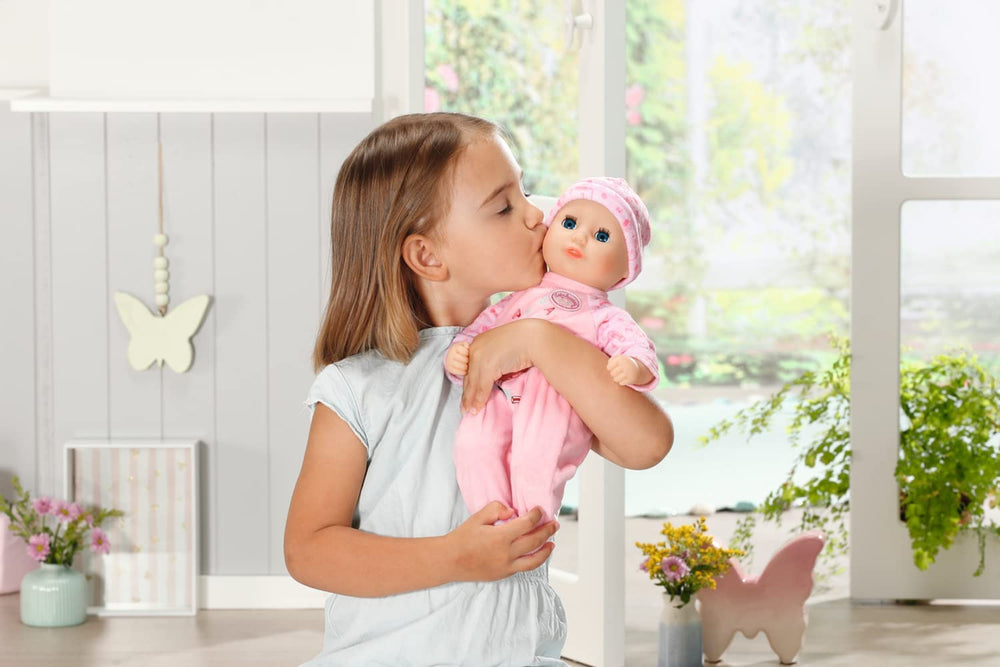 Annabell Poupée douce Little Annabell 36cm, avec corps en tissu et yeux endormis, 36cm, 709870 Zapf Creation